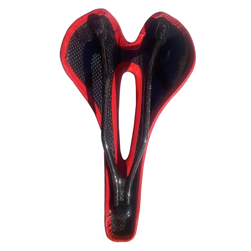 Bontrager Ultra Soft Red/Black Carbon Breathable Road & MTB Saddle
