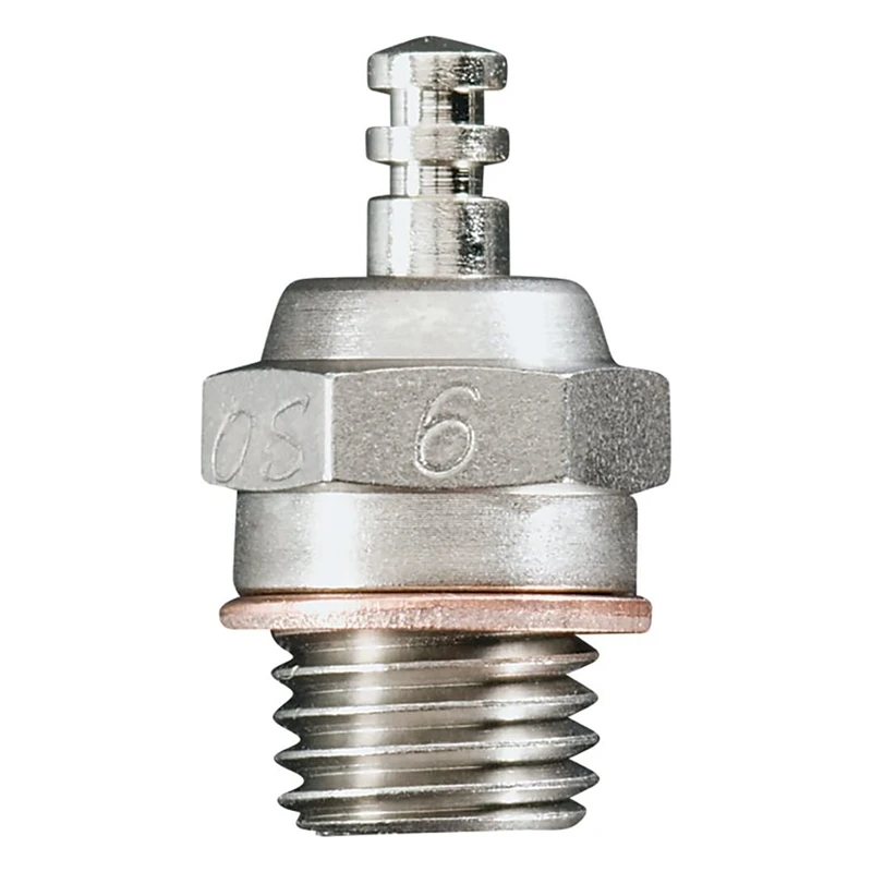 

1 Piece RC Parts Replacement Parts Glow Plug OS O.S. Former A3 No.6 6 Standard Glow Plug Spark Hot For RC Car Truck Nitro Engine