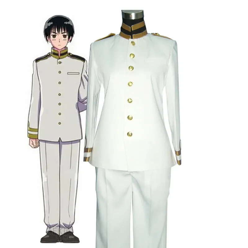 

Axis Powers Hetalia Japan Cosplay Costume Uniform White