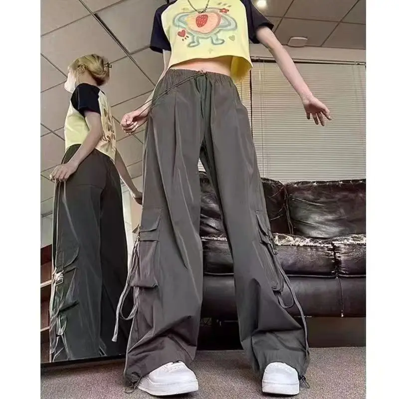 Summer Set Women's Korean Fashion Short Sleeved T-shirt Tank Top+Handsome Workwear Pants Age Reducing Three Piece Set