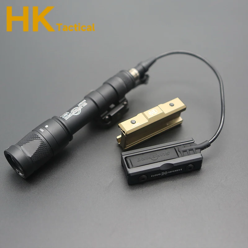 Tactical CNC Picatinny Rail Accessories For Scout Lights Pressure Pad M600 M300 Flashlight Switch Pad Solts