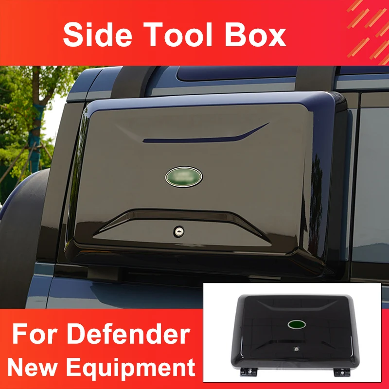 

Roof Racks & Boxes for Land Rover Defender 110 Accessories 2020-2023 Luggage Box Roof Rack Box Side Tool Box Body Kits