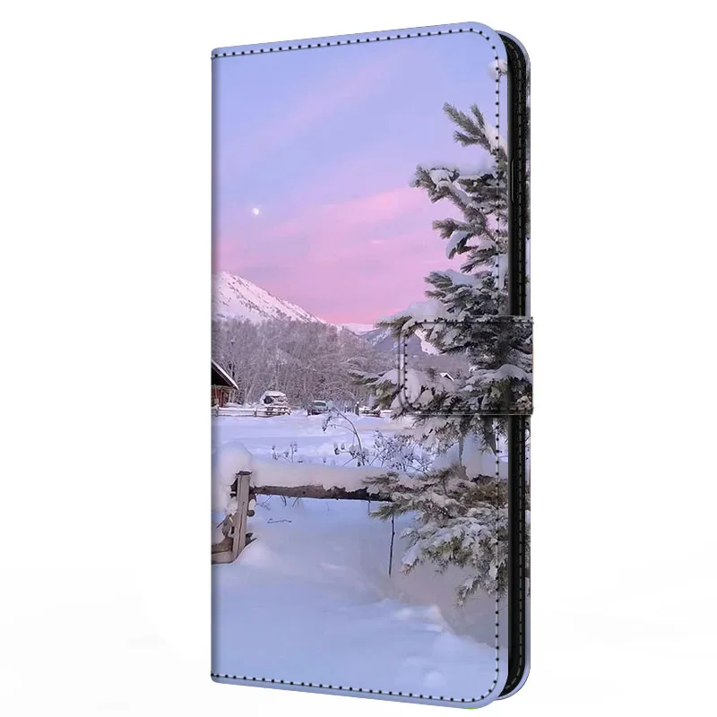 Magnetic Pink Leather Wallet Case - Book Style Flip Cover