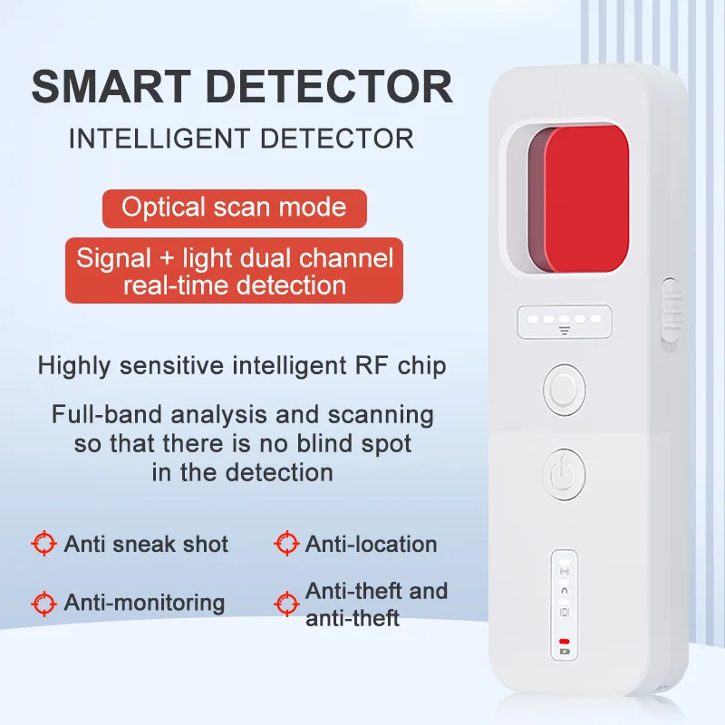 Scansione Portatile Travel Defender Pinhole Nemesis Hotel Telecamera Antifurto Rilevatore Di Infrarossi Wireless Intelligente Ricarica Di Tipo C