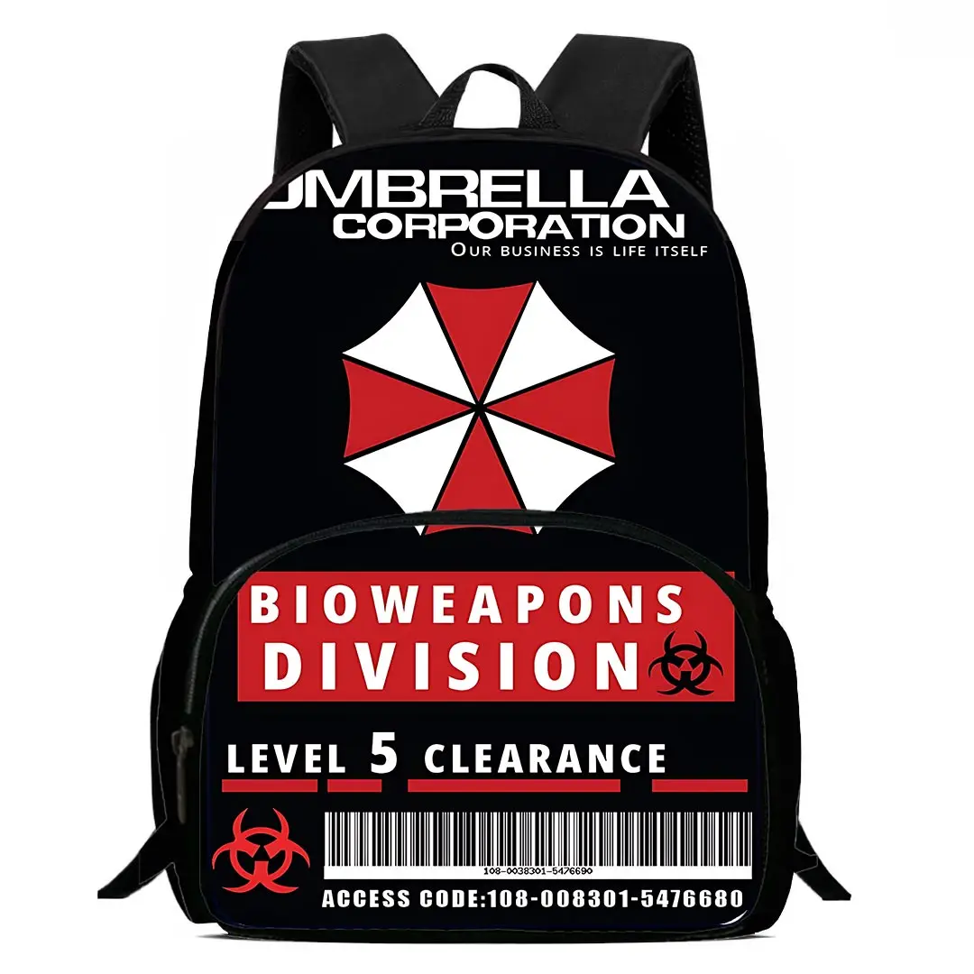 thumbnail image 1 of Mochilas para niños R-residents E-Evils, regalo de cumpleaños para estudiantes, mochilas escolares para niños y niñas, mochilas duraderas de gran capacidad para acampar, 1 of 4
