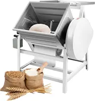 110V1.5KW Electric Dough Stand Mixer Heavy Duty Commercial Food Equipment Mix 110V 60HZ with inverted electric switch Suitable f 1