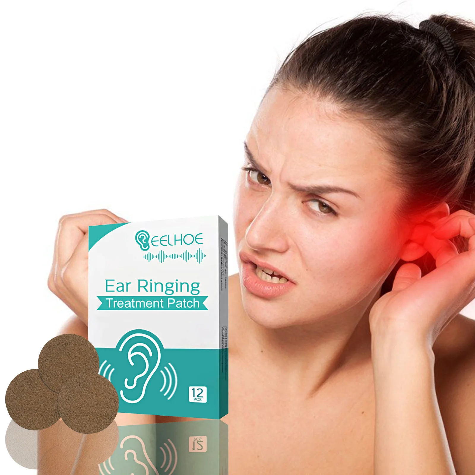 Ear Tinnitus Treatment Patch Herbal Ringing Buzzing Relief Plaster
