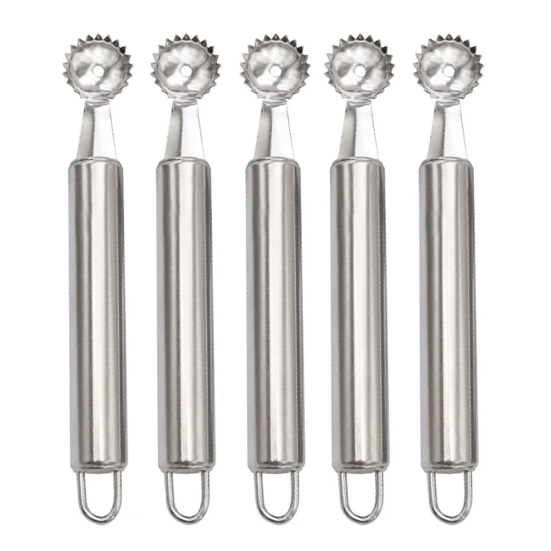 5pcs Convenient Fruit Stem Pullers Strawberrys Hullers Reliable Removers For Pineapples Fruit Corer Kitchen Tool
