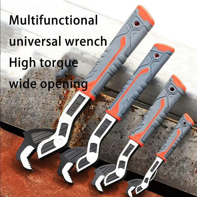 

Multifunctional Self-Locking Pipe Wrench Tool, Hand Manual Tool, Adjustable Wrench, Car Wrench, Homeheld Tools, Industrial Grade