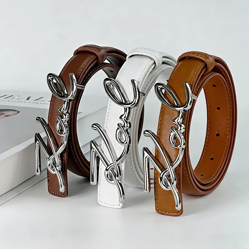 Premium Quality Long Letter Ladies Belt Stylish Accessory for Casual Suit Jeans And Dresses