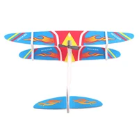 Foam Throwing Plane Toy Electric Capacitor for Aircraft Outdoor Playset Airplane Child Flying Model 1