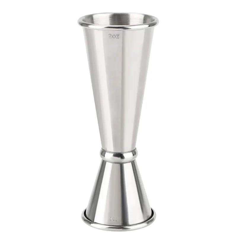 Cocktail Bar Jigger 1oz 2oz Stainless Steel Japanese Design Jigger Mojito Measure Mug Bar Tools Double Side Measuring Cup stainless steel measuring cups measuring jigger