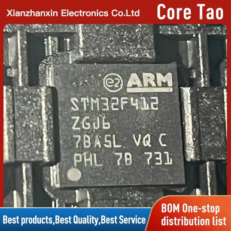 

1PCS/LOT STM32F412ZGJ6 STM32F412 412ZGJ6 BGA144 Microcontroller chips in stock