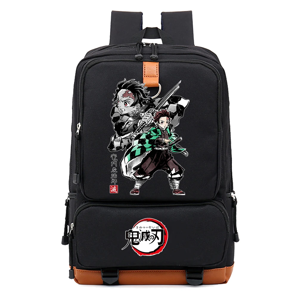 Anime Demon Slayer Douma Schoolbag Backpack Laptop Teens Student Book Bag Gift 6