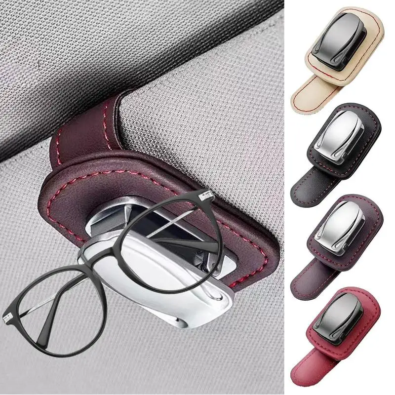 

Glasses Holder for Car Sun Visor Eyeglass Clip Eyeglass Hanger Clip Eyewear Clip And Sunglass Holder Auto Sunglass Organizer