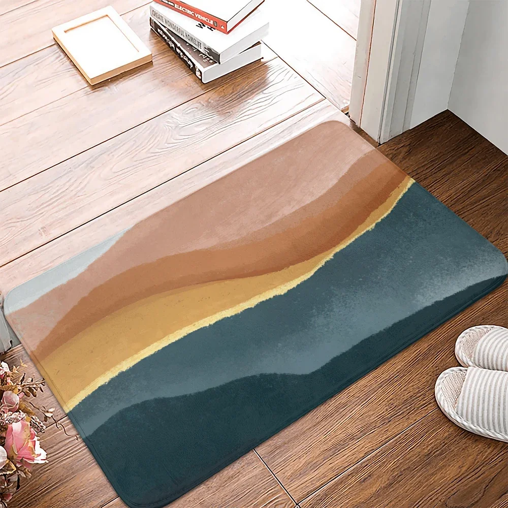 

Further oil painting Carpet Entrance Doormat Bath Floor Rugs Absorbent Mat Anti-slip Kitchen Rug for Home Decorative Foot mat