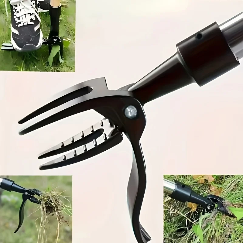 1PC Weed Tool 4-Claw Ergonomic Yard Maintenance Hand Tool