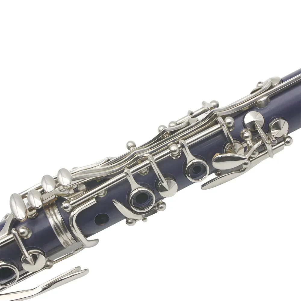 SLADE Clarinet Bb 17 Keys 6 Rings Clarinetto Portable Blackwinds Bakelite Clarinet Professional Woodwind Instruments With Parts