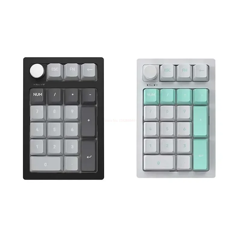 

FEKER JJK21 Mechanical Numeric Keyboard Pad 3-Mode Usb-C/ BT/2.4G RGB Financial Accounting Cash Register Office Keyboard Gift