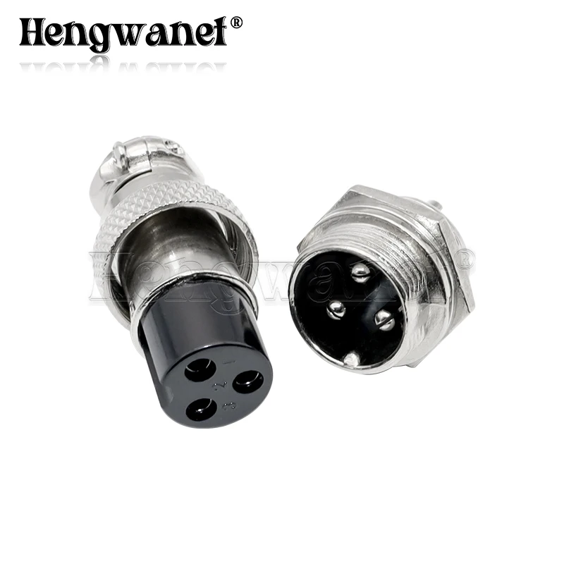 Connector GX12 GX16 GX20 cable connector assembly aviation plug socket connector