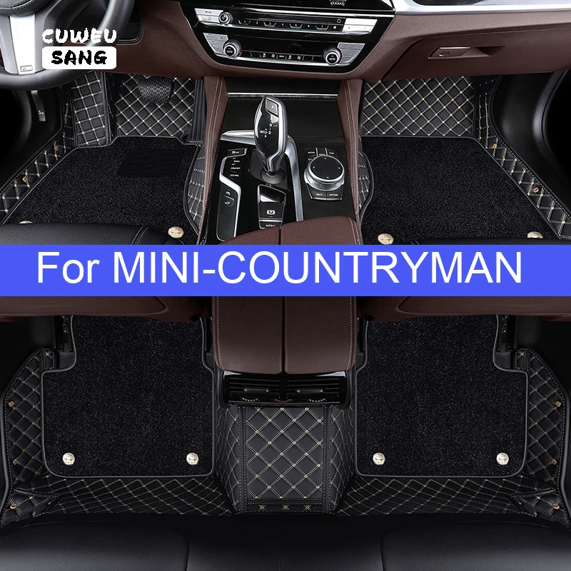 Cuweusang Car Floor Mats For Mini Countryman R60 F60 20102022years