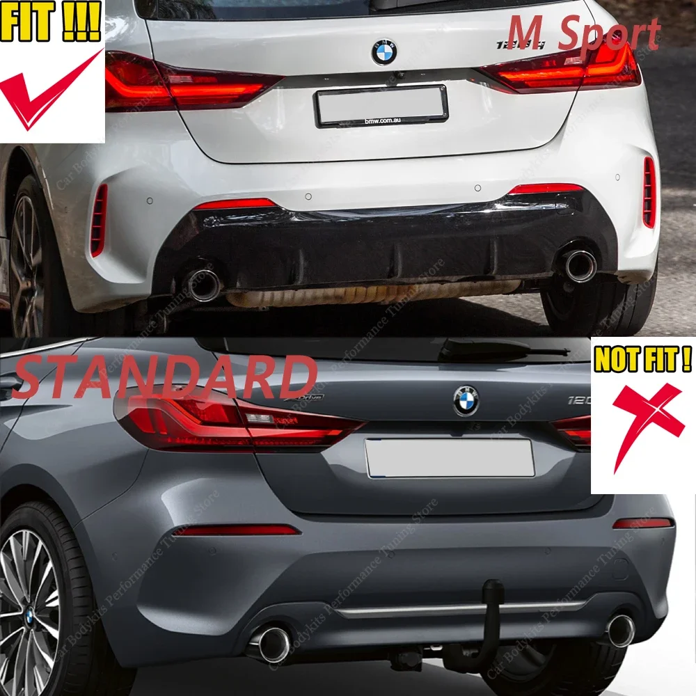 BMW F40,リアバンパー,リップスプリッター,1118i,120i, 120d
