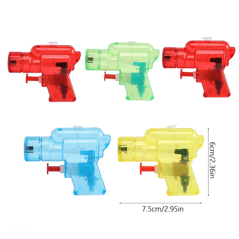 5/10Pcs Mini Spray Water Guns Summer Outdoor Toys Kids Birthday Party Favors Pinata Filler Boy Girl Hawaii Beach Pool Game Gifts
