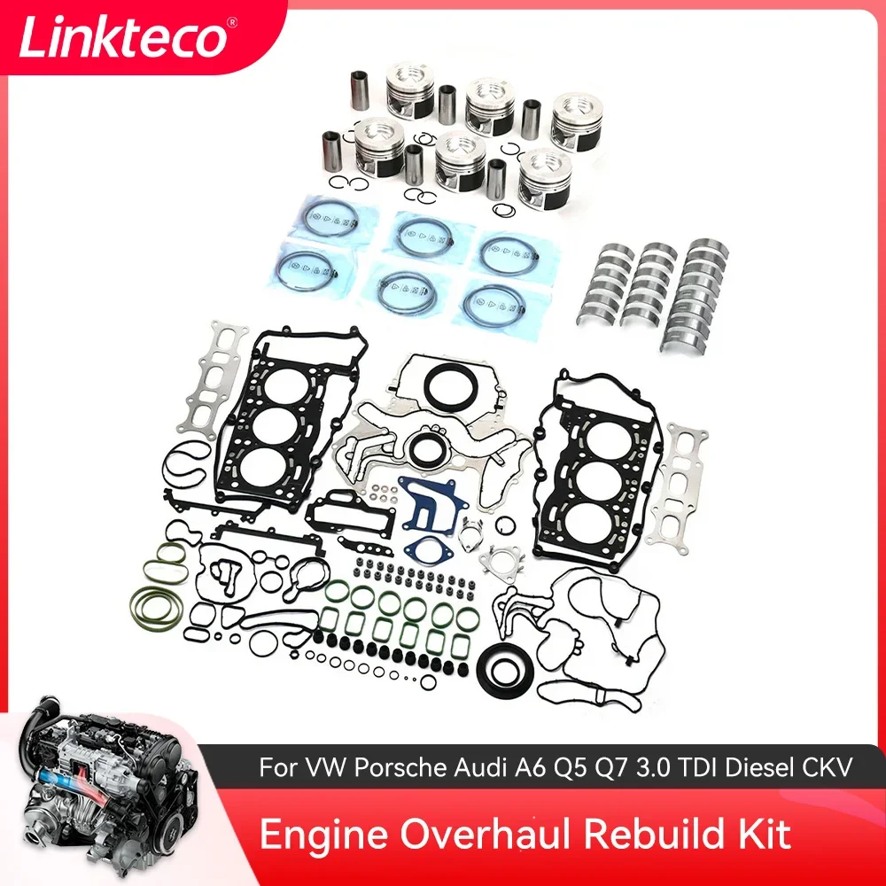 

Car Engine Overhaul Kit for Audi A6 A7 A8 Q5 Q7 Porsche Cayenne Panamera Volkswagen Touareg 3.0 L TDI V6 DIESEL DOHC