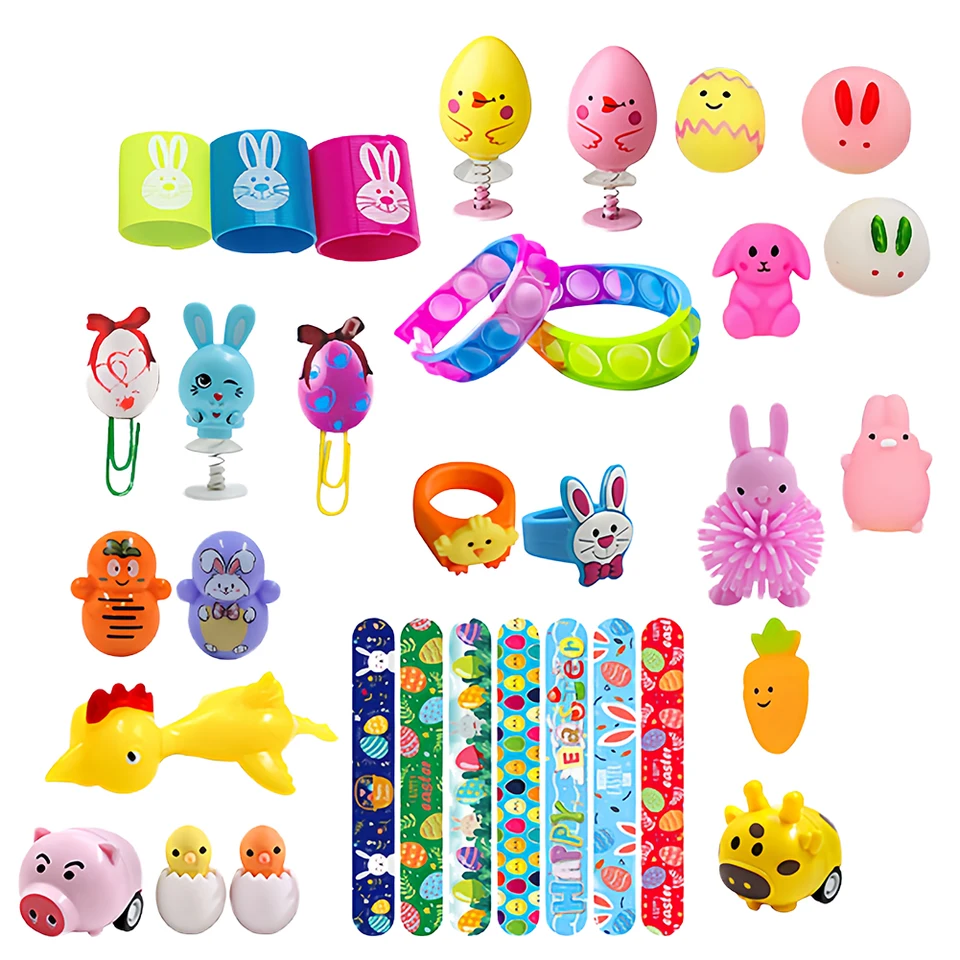 Filled Easter Eggs with Stress Relief Toys for Kids