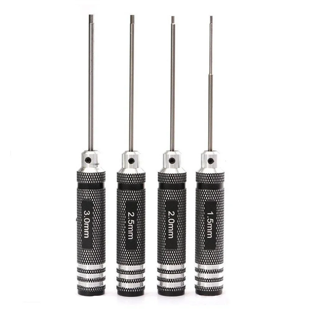 Premium Titanium Nitride Hex Driver Wrench Screwdriver Set – 1.5mm to 3.0mm