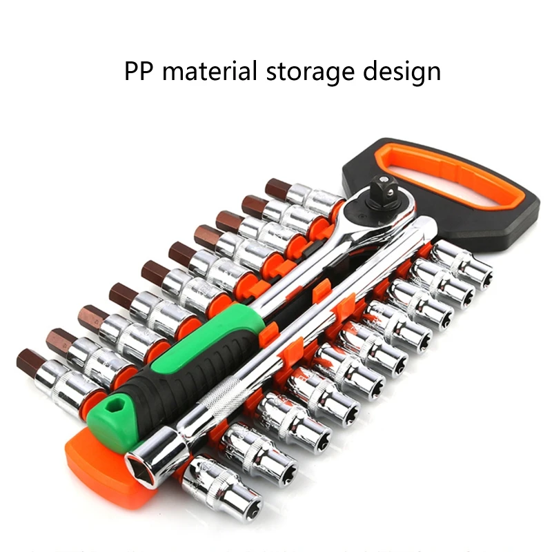 Tool Organizer Lightweight Socket 1/3-Inch 3/8-Inch 1/2-Inch Socket Holders Square