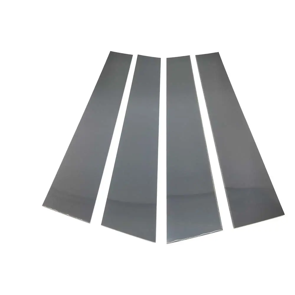 

4Pcs Pillar Posts Door Window Trim Cover Kit Glossy Piano Black for Fiesta