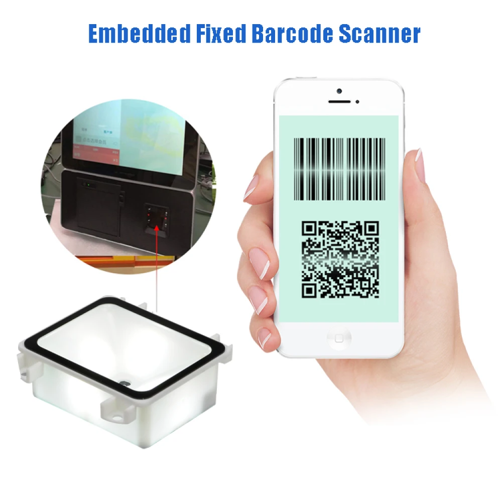 2D Barcode Module Omni Scanner Desktop Door Open Management Access Control mini Bar Code Reader
