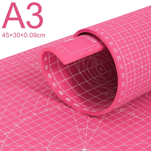 A3/A4/A5 Cutting Pad PVC Table Pad Leather Carving Process Non-slip Single-sided Cutting Mat Student DIY Self-Healing Pad Tool 1
