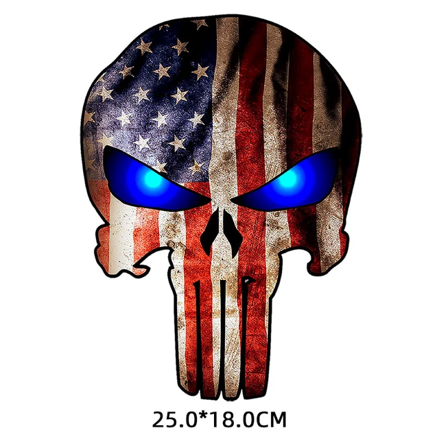 American Flag Punisher Patch