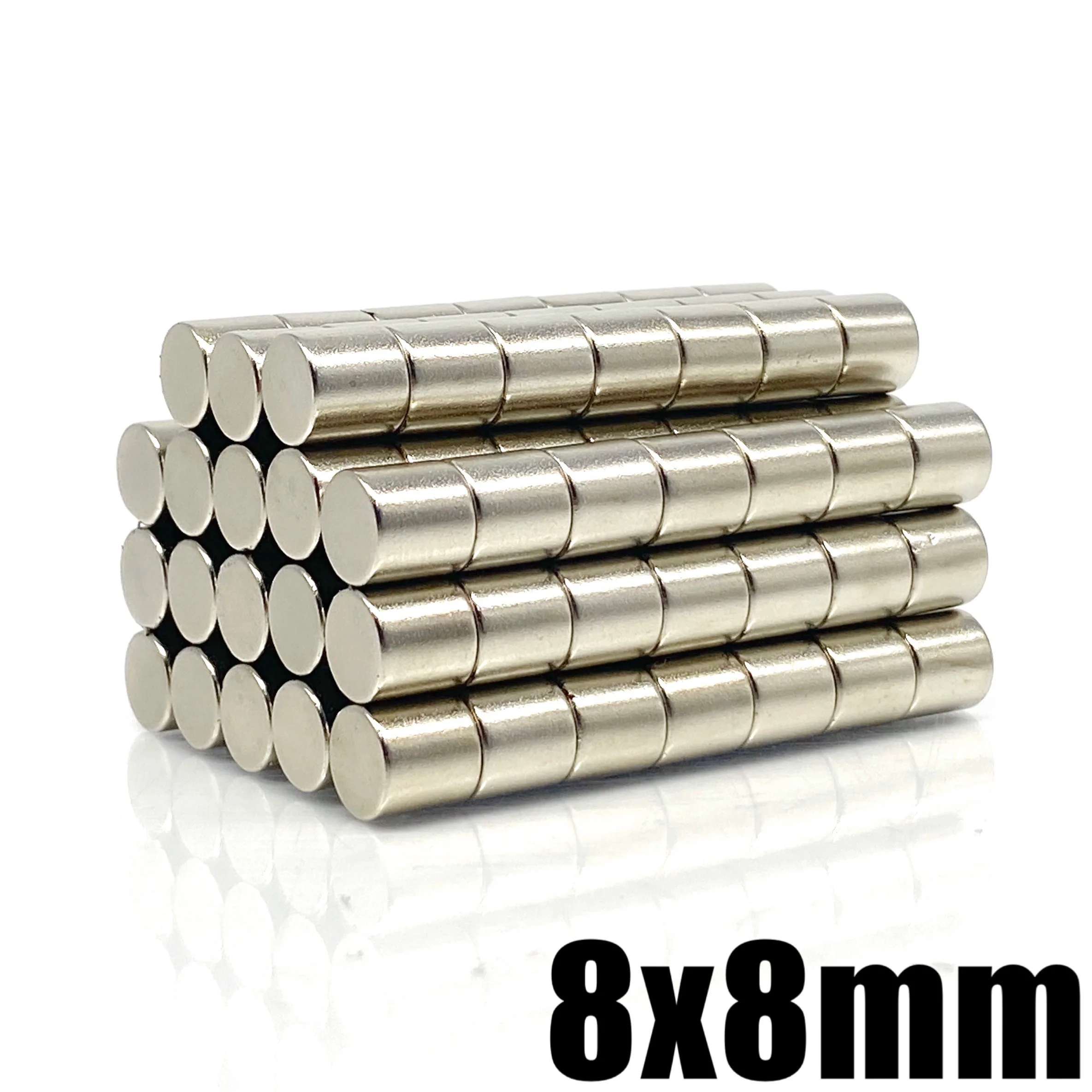 5/10/20/50/100/200/500/1000pcs 8x8 Super Powerful Strong Bulk Round