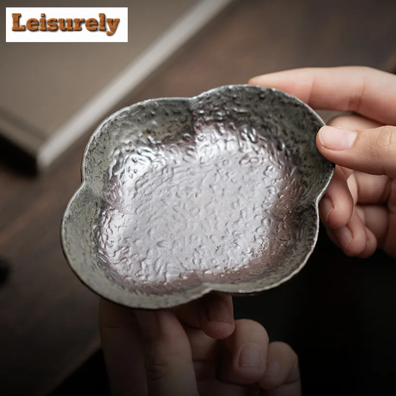 Clear Water Old Rock Mud Ruyi Coasters Elegant Stand for Mugs for Coffee Cups Saucer Heat Insulation Placemats Cup Holder Cafes