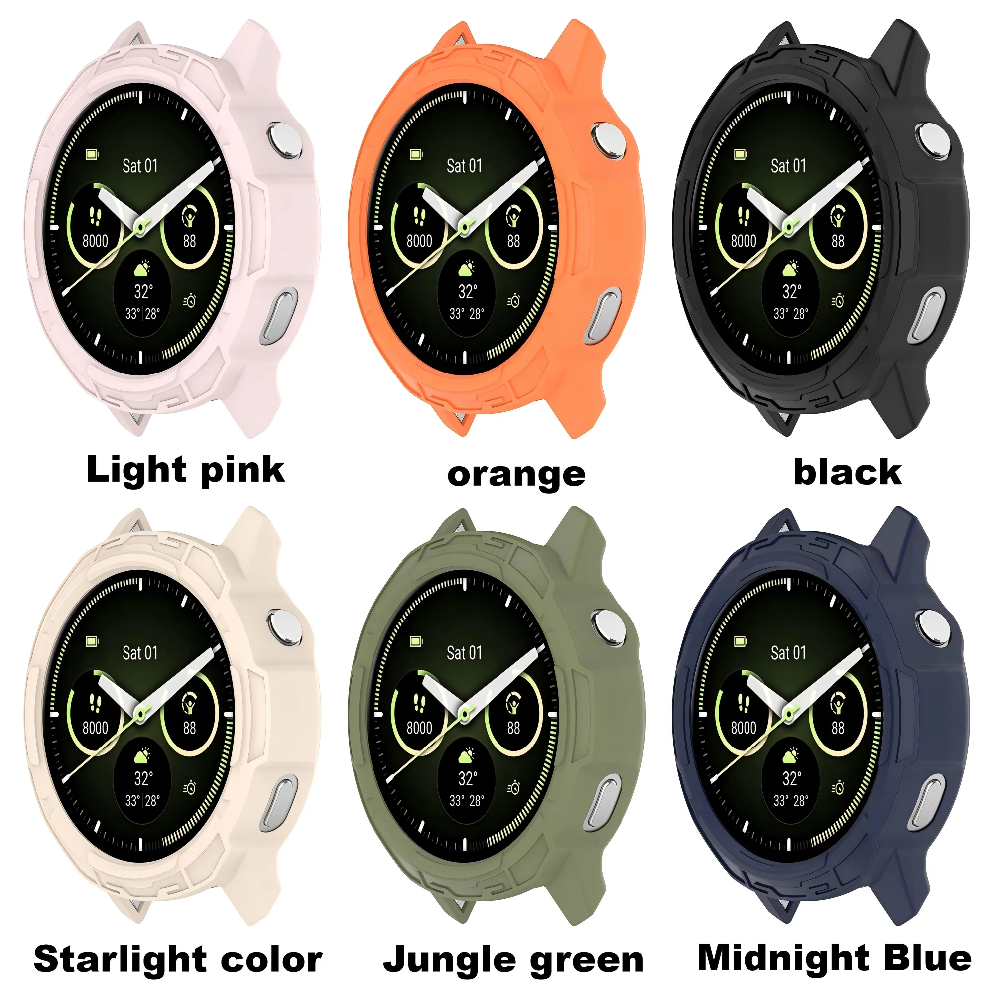 Silicone Protective Watch Case Cover - Durable Accessories