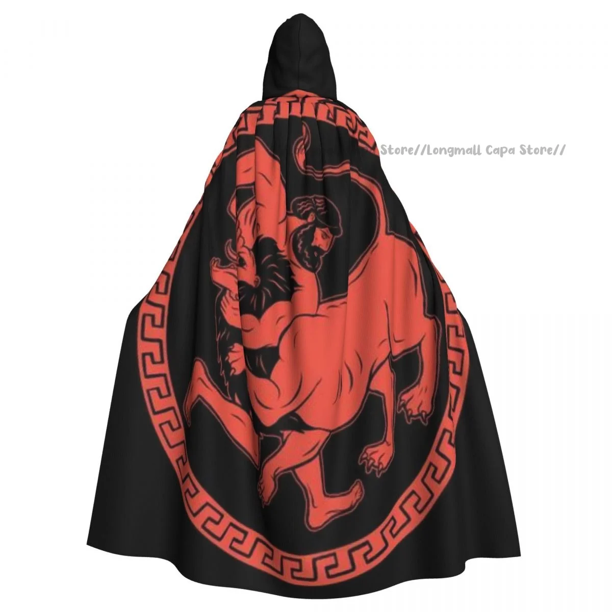 

Cosplay Medieval Costumes Nemean Lion Hooded Cloak Capes Long Robes Jackets Coat Carnival