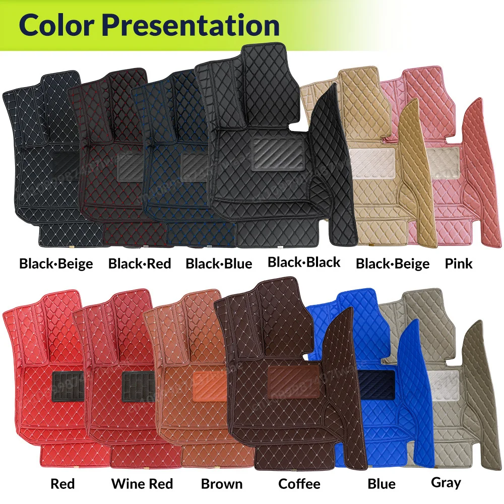 Car Floor Mats For Honda CRV 2007-2016 2015 2014 2013 12 11 10 Custom Trunk Mat Auto foot Pads Carpet Cover Interior Accessories 6