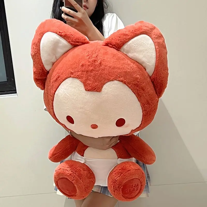 

Lovely Cartoon Dazzling Red Fox Plush Doll Fluffly Soft Cute Stuffed Simulation Animal Anime Little Foxe Plushie Toys Room Decor