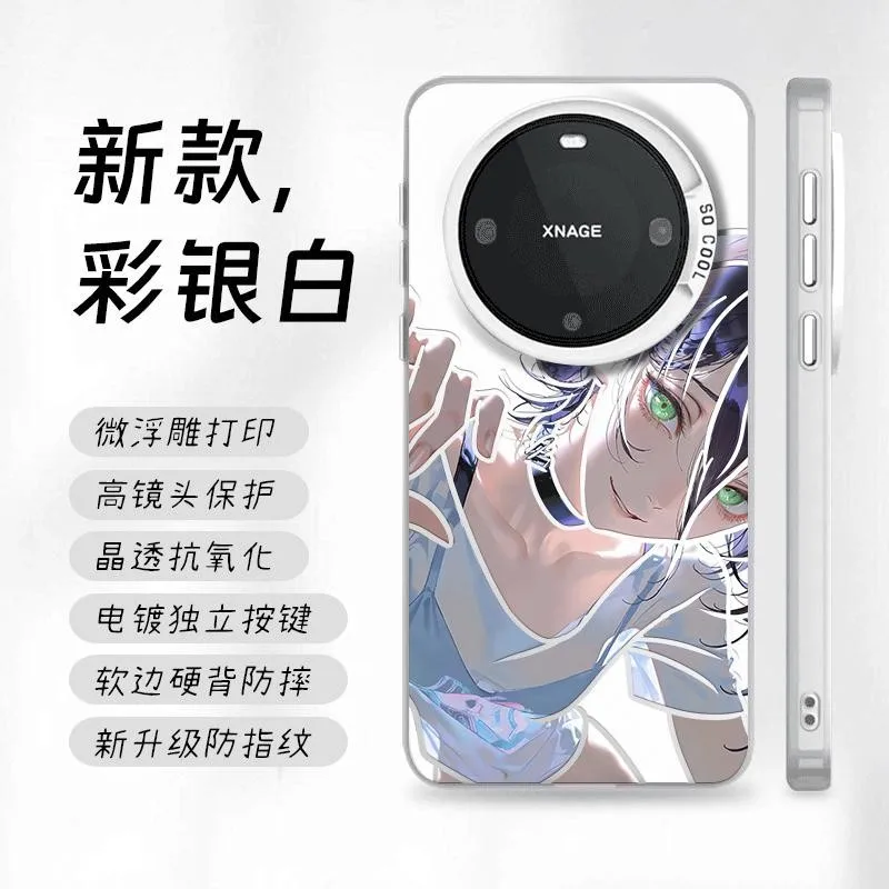 Anime-Inspired Anti-Fall Phone Case with Sexy Sister Design