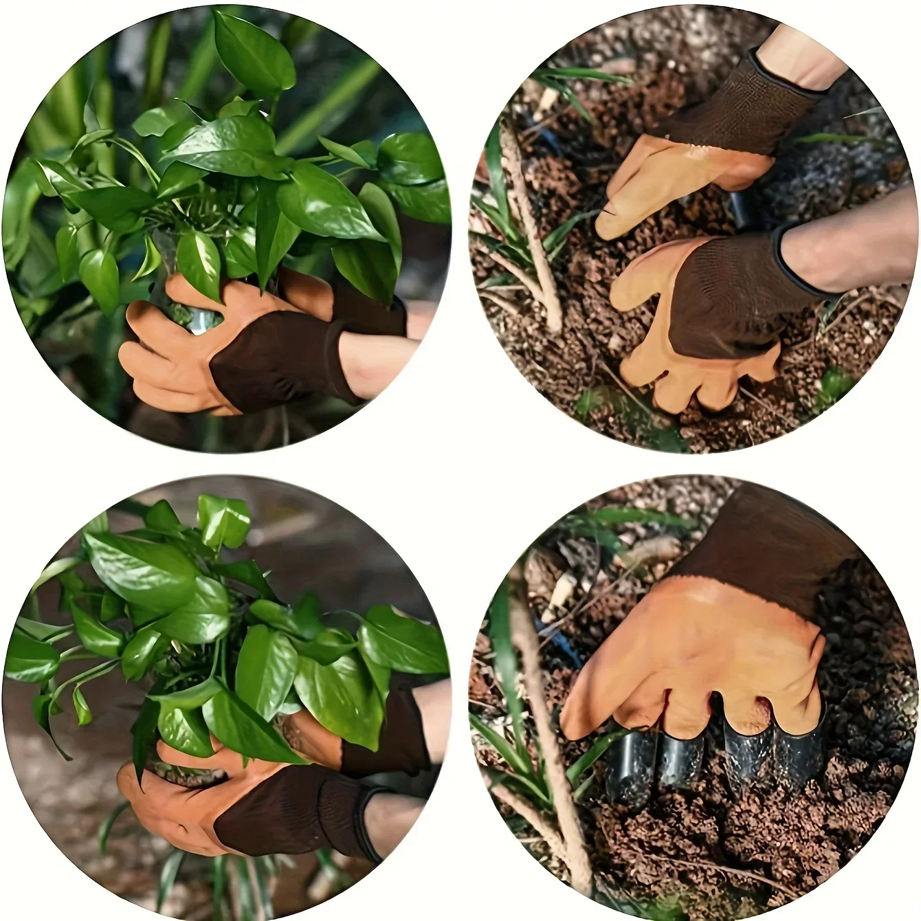 Horticultural Gloves with Claws Digging Gloves