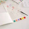 20Sheets Creative Watercolor Painting Book for Kids Fairy Tale Animal Flowers Gouache Graffiti Drawing Picture Children DIY Toys 3