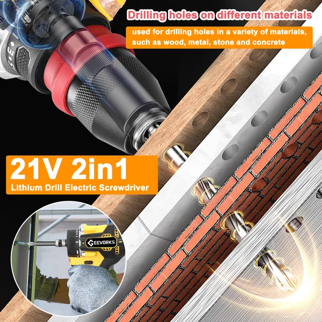 Drilling Holes What Is Cordless Drill Used For Screwdriver Can