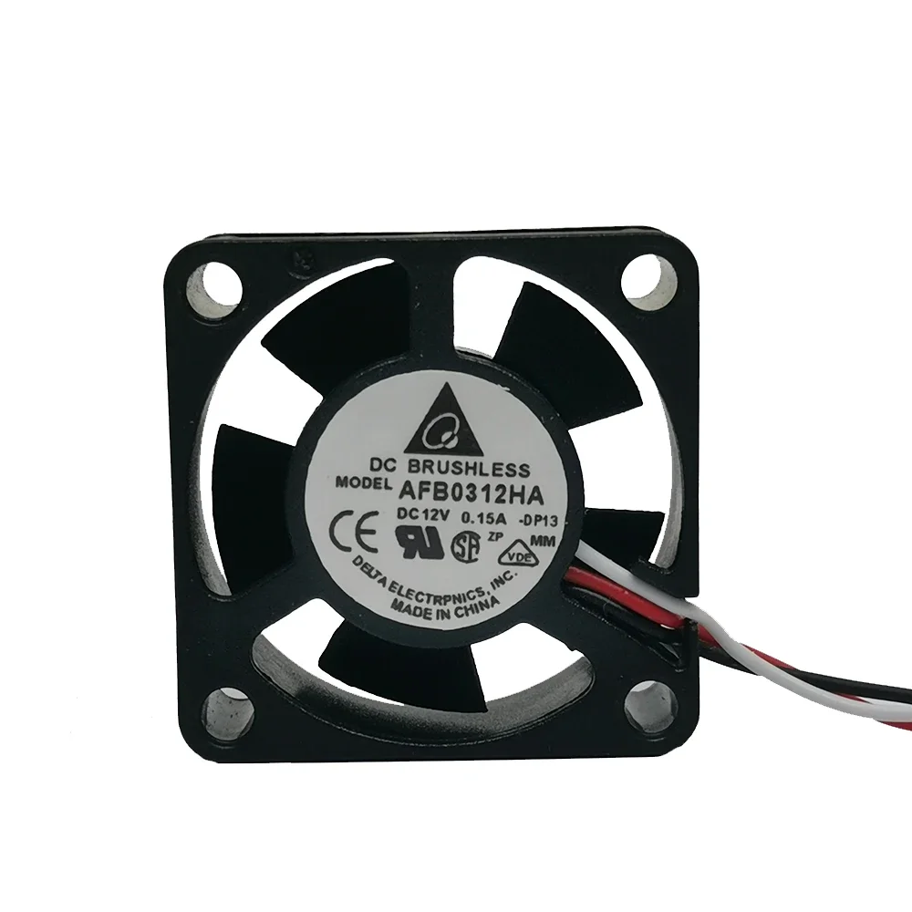 

Delta Electronics AFB0312HA 7G82 DC 12V 0.15A 30x30x10mm 3-Wire Server Cooling Fan