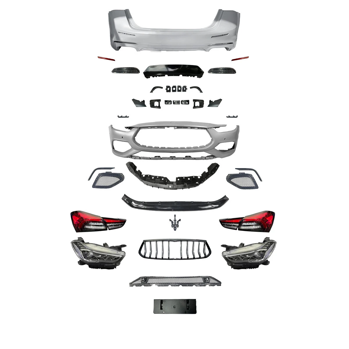 Bodykit Per Maserati Ghibli Trofeo Modifiche Paraurti Anteriore Paraurti Posteriore Griglia Bodykit Per Maserati Ghibli 2014-2023