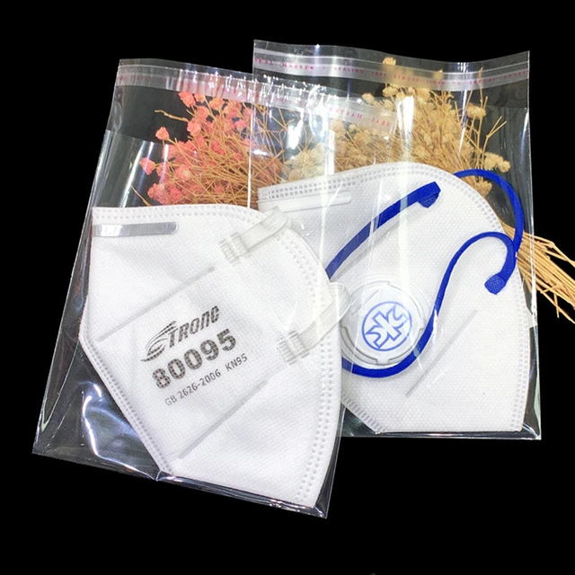 Petit sac en plastique Opp transparent à fermeture automatique, 200 pièces, emballage cadeau de bijoux, sac d'emballage de bonbons et biscuits auto-adhésifs 3