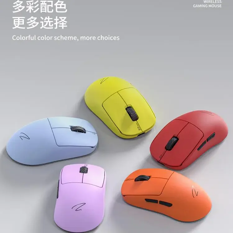 Zaopin Z2 Mini Mouse 4K PW3395 Low Delay Lightweigh Ergonomics Wireless Bluetooth Tri-Mode Mice PC for Gamer E-sports