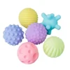 6Pcs Textured Multi Ball Set Develop Tactile Senses Toy Baby Touch Hand Ball Toys Training Ball Massage Soft Balls Kids Gifts 4
